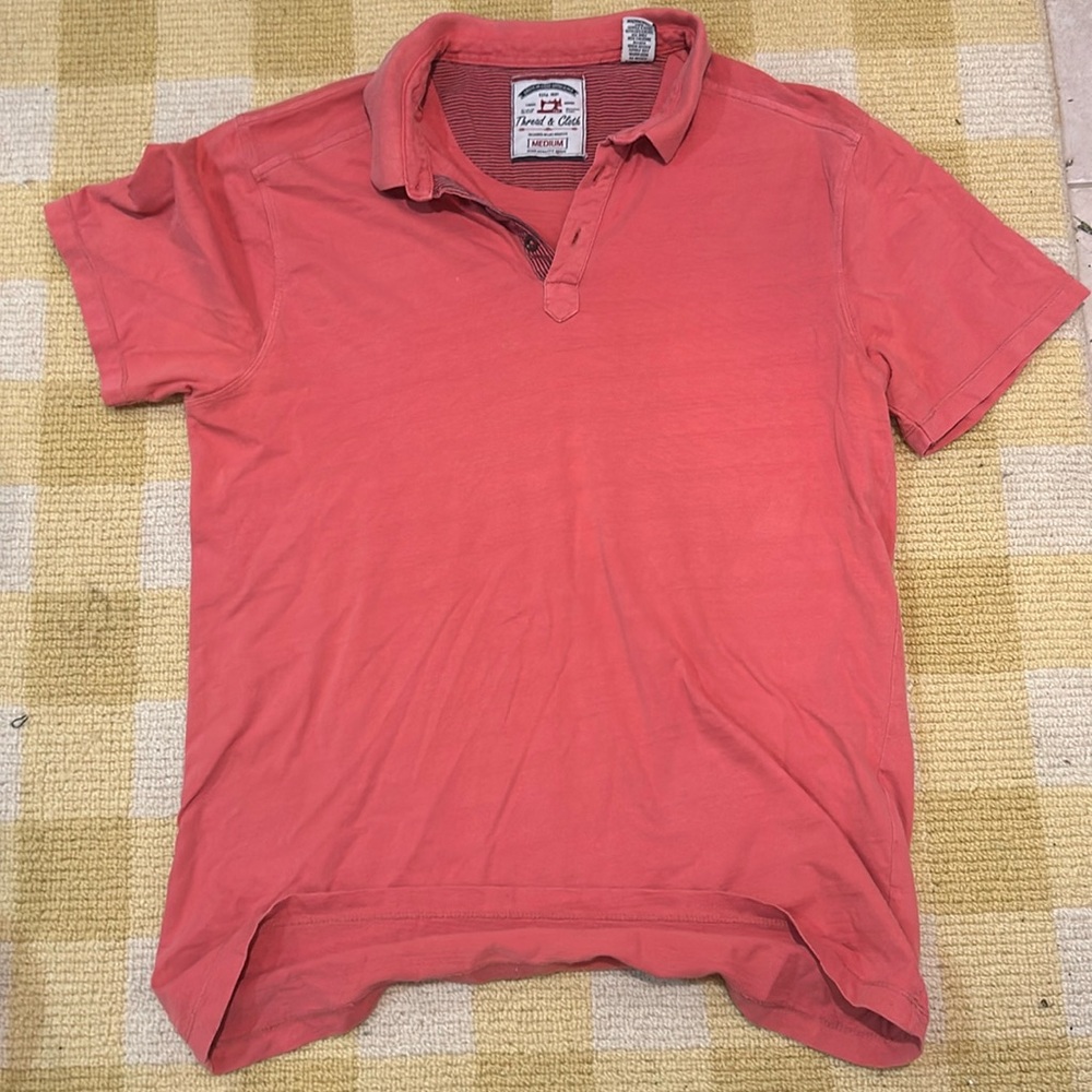 Thread and cloth Nantucket red polo. M